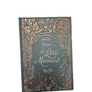 Disney The Little Mermaid Hardcover Storybook - Teal & Gold Accents